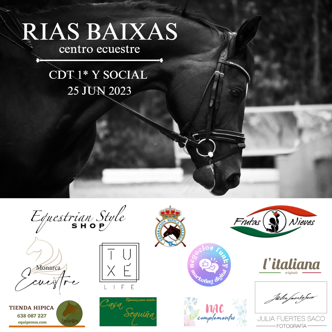 Patrocinio CDT 1* Y SOCIAL PARA EL CENTRO ECUESTRE RÍAS BAIXAS